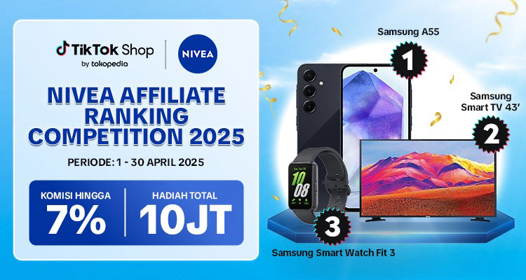NIVEA x TikTokShop by Tokopedia Affiliate