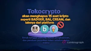 Tokocrypto hapus token