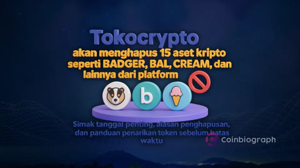 Tokocrypto hapus token